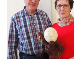 The Allgäu News published an article on February 24th, 2020 with the headline “The Schledz couple is working as a team for the Wangen Easter Egg Market 2020”